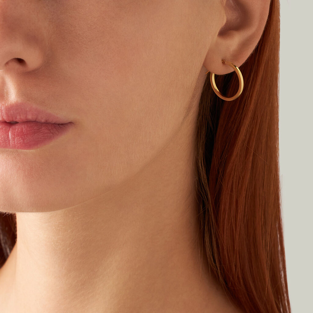 Orecchini A Cerchio Toujours Oro Giallo - Orecchini a Cerchio Donna | Stroili