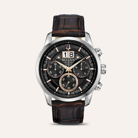 Orologio Al Quarzo Bulova Sutton 96b311 - Orologi con Datario Uomo | Stroili