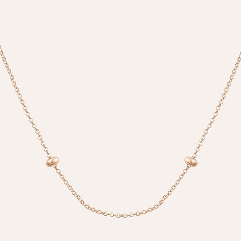 Girocollo maglia rolé in argento 925 rosato e glitter - Collane  | Stroili