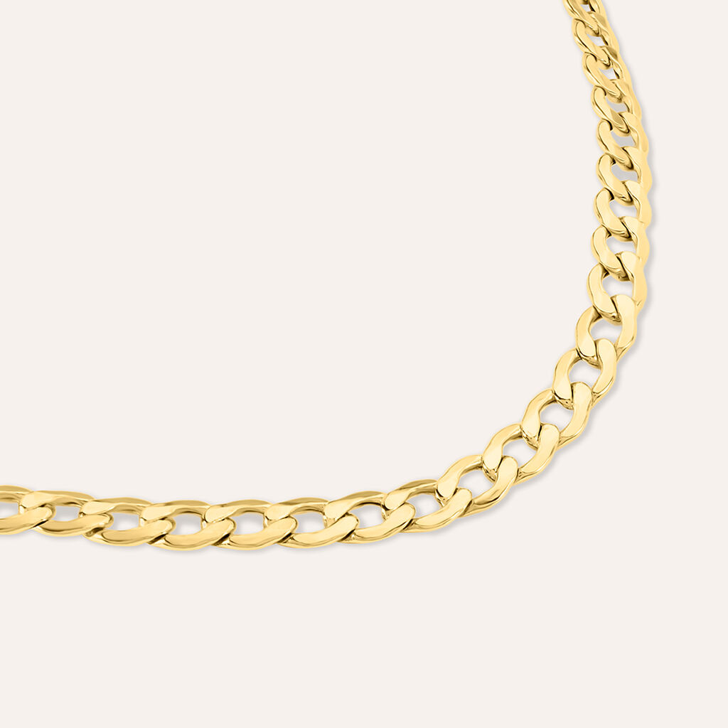 Bracciale Catena Oro Uomo Oro Giallo