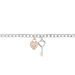 Bracciale Lady Chic Acciaio Bicolore Bianco / Rosa Cristallo - Bracciali Donna | Stroili