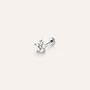 Piercing Orecchio Tragus Helix Conch Moonlight Acciaio Cristallo