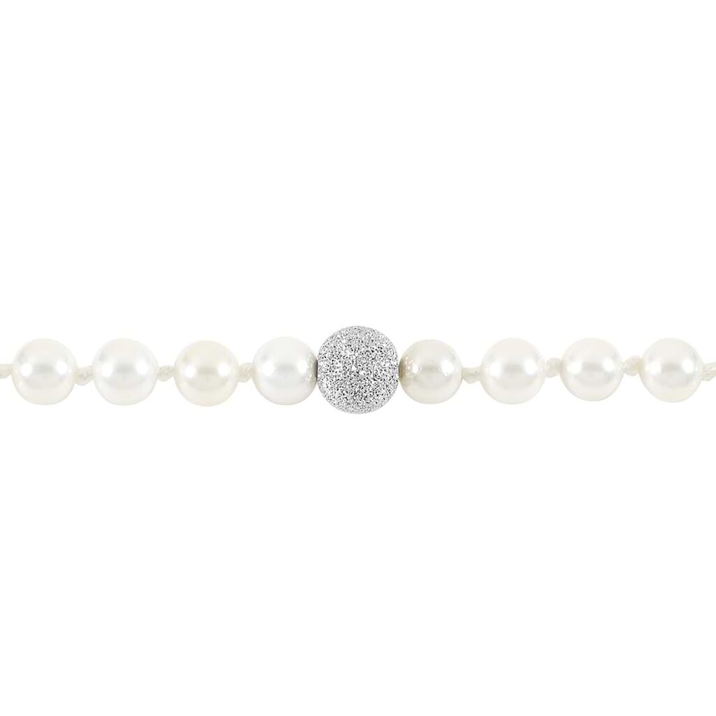Bracciale Silver Pearls Argento Rodiato Perla sintentica