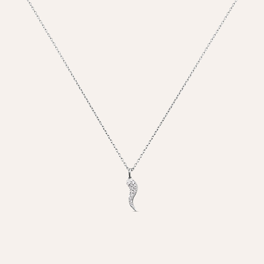 Collana Sophia Oro Bianco Diamante