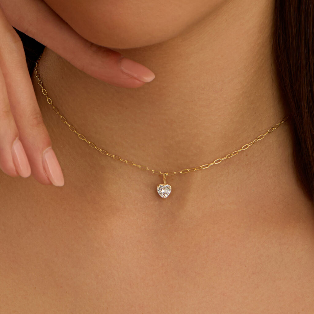 Pendente Punto Luce Poème Oro Giallo Cubic Zirconia - Ciondoli Donna | Stroili