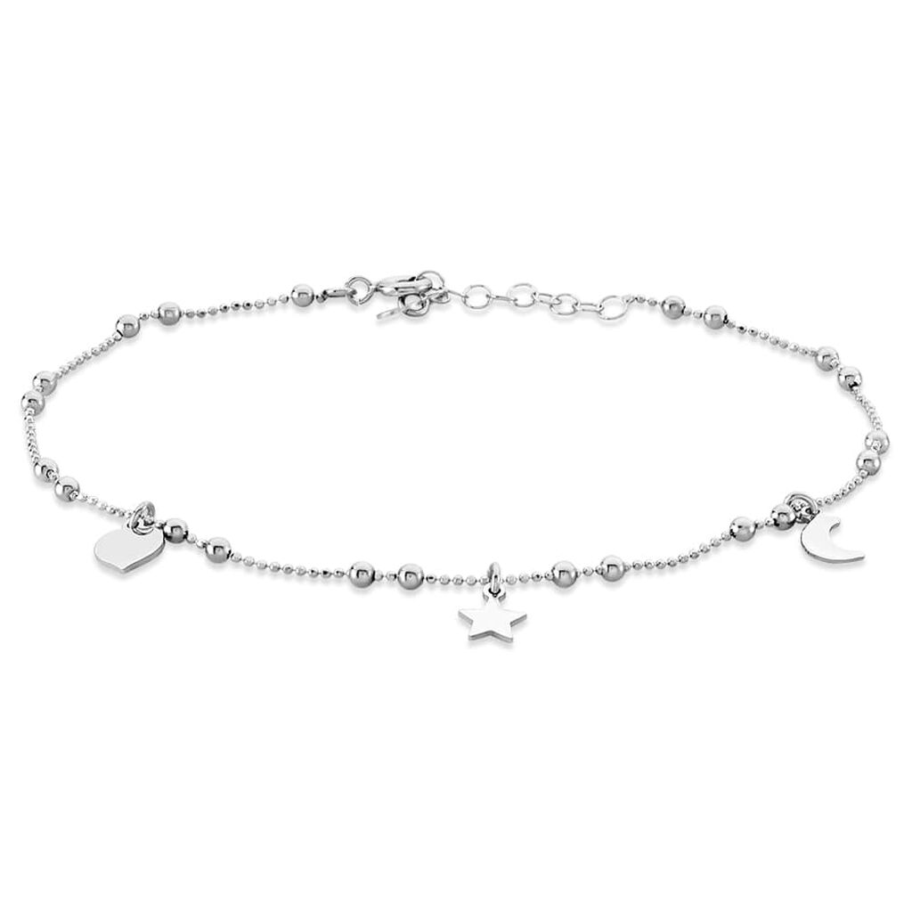Cavigliera Silver Collection Argento Rodiato