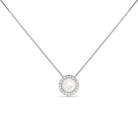 Collana Gabrielle Precious Oro Bianco Perla D'Acqua Dolce Diamante - Collane Donna | Stroili