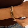 Bracciale Catena Radiance Acciaio Dorato