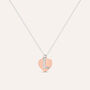 Collana Silver Collection Argento Bicolore Bianco / Rosa