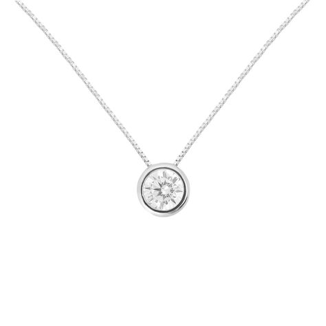 Collana Punto Luce Claire Oro Bianco Cubic Zirconia - Collane Punto Luce Donna | Stroili