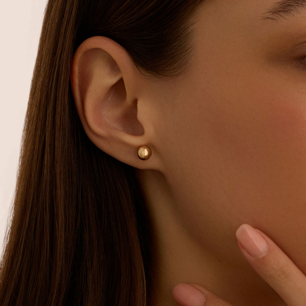 Orecchini Lobo Bon Ton Oro Giallo