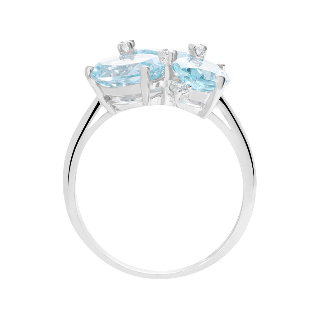 Anello Fantasia Amélie Oro Bianco Topazio Cubic Zirconia - Anelli con Pietre Donna | Stroili