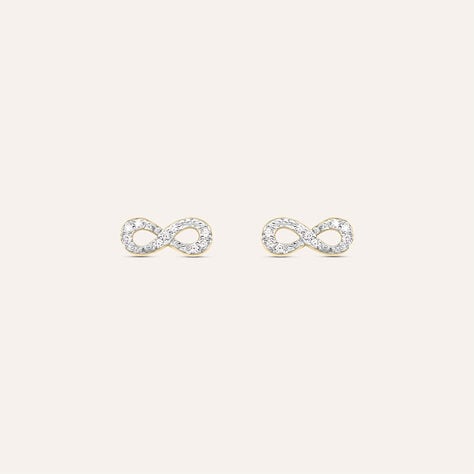 Orecchini Lobo Golden Dream Placcato Oro Giallo Cubic Zirconia - Orecchini a Lobo Donna | Stroili