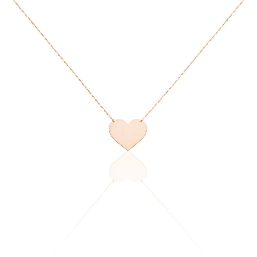 Collana in oro rosa Cuore