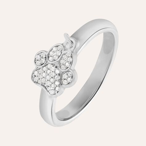 Anello Fantasia Silver Moments Argento Rodiato Cubic Zirconia - Anelli con Ciondoli Donna | Stroili