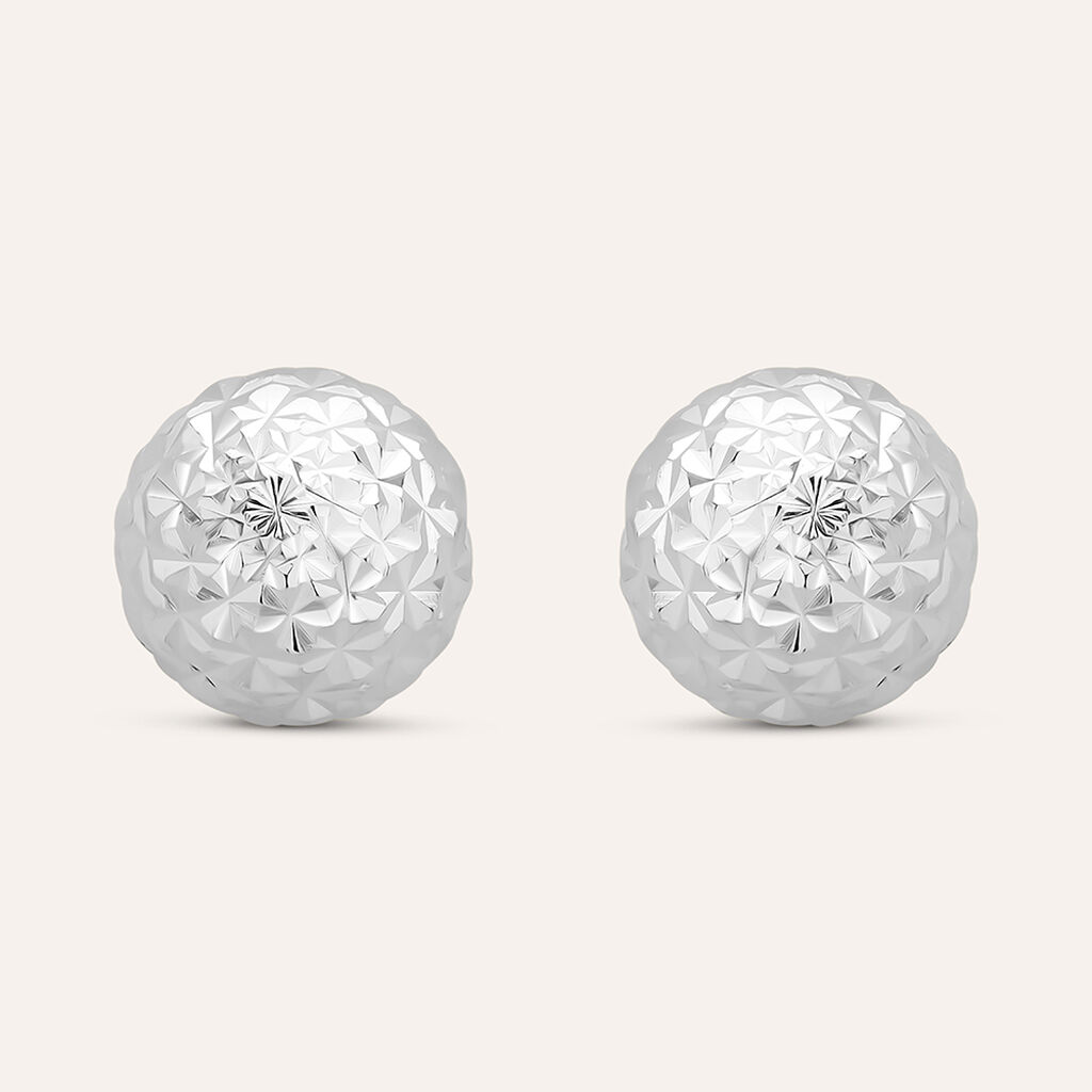 Orecchini Lobo Isabelle Oro Bianco - Orecchini a Lobo Donna | Stroili