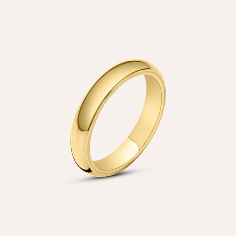 Fede Classica 4 mm Oro Giallo - Anelli con Incisione Unisex | Stroili