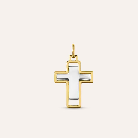 Pendente L'homme Or Oro Bicolore Giallo / Bianco - Ciondoli Uomo | Stroili