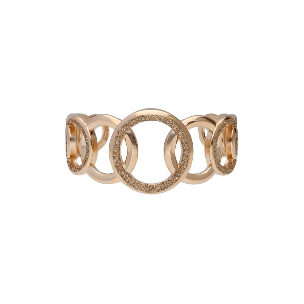 Bracciale bangle in ottone bronzato e glitter bronzo - Bracciali Donna | Stroili
