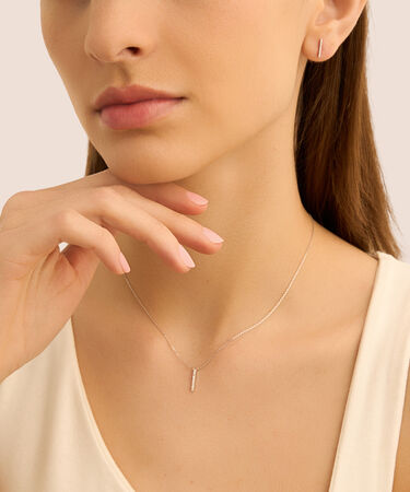 Collana Sophia Oro Bianco Diamante