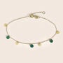 Bracciale Beverly Oro Giallo Malachite