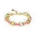 Bracciale Catena Lady Sweet Acciaio Dorato Cristallo - Bracciali Donna | Stroili