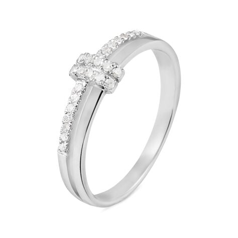 Anello Fantasia Sophia Oro Bianco Diamante - Anelli con Pietre Donna | Stroili