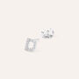 Mono Orecchino Lobo Silver Moments Argento Rodiato Cubic Zirconia