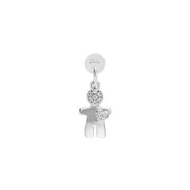 Pendente Love Beats Argento Rodiato Cubic Zirconia