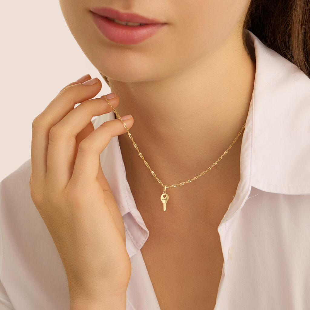 Pendente Poème Oro Giallo