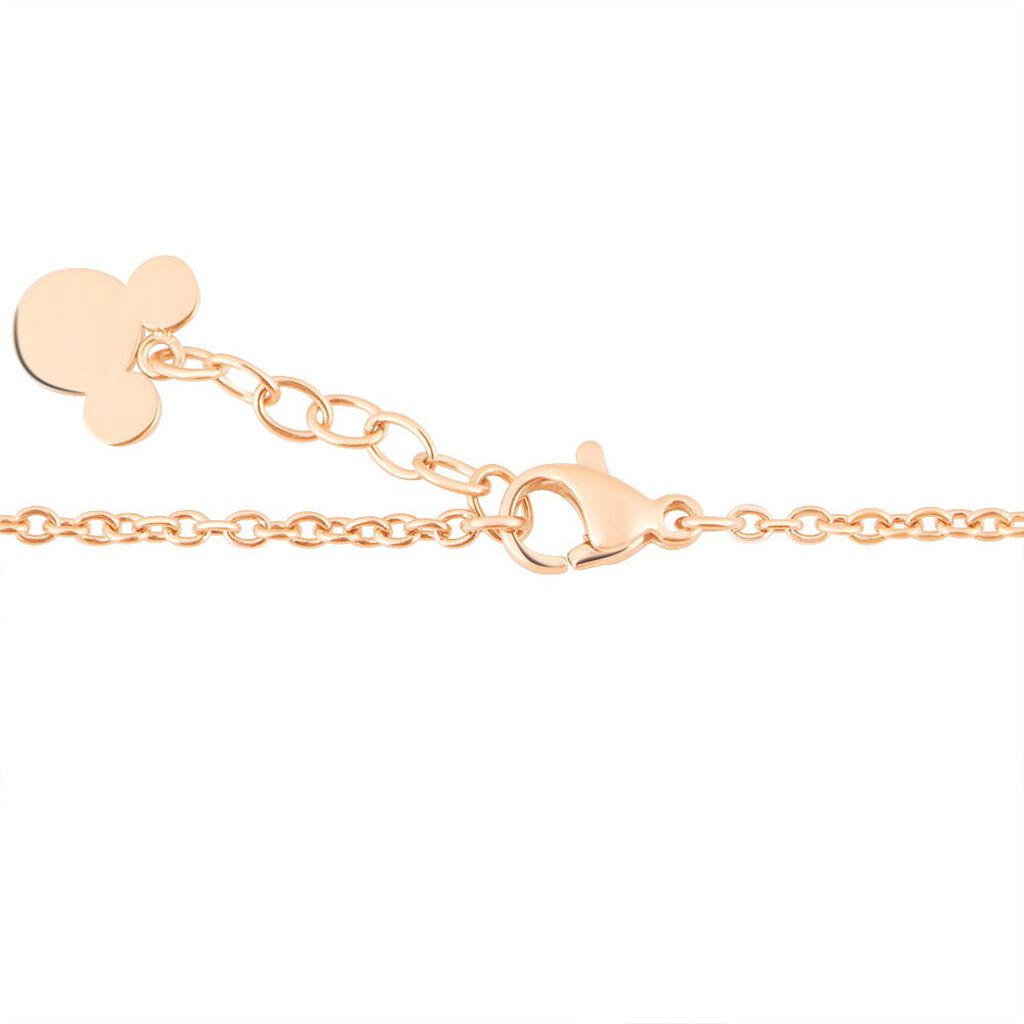 Bracciale Mickey Mouse & Friends Acciaio Rosa Cristallo - Bracciali Donna | Stroili