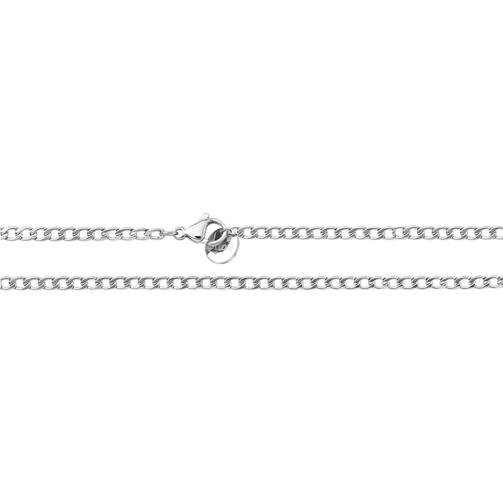 Collana Lady Chic Acciaio Bicolore Bianco / Rosa Cristallo - Collane Donna | Stroili