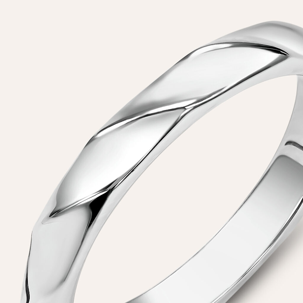 Anello Fedina Silver Collection Argento Rodiato - Fedine Unisex | Stroili