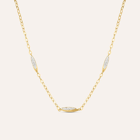 Collana Christelle Oro Giallo Cristallo - Collane Donna | Stroili