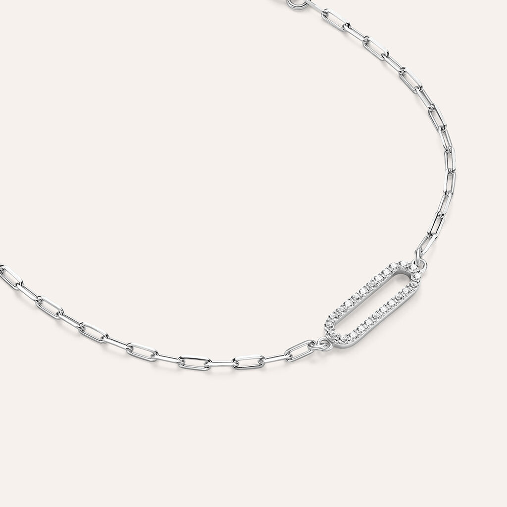 Bracciale Silver Shine Argento Rodiato Cubic Zirconia