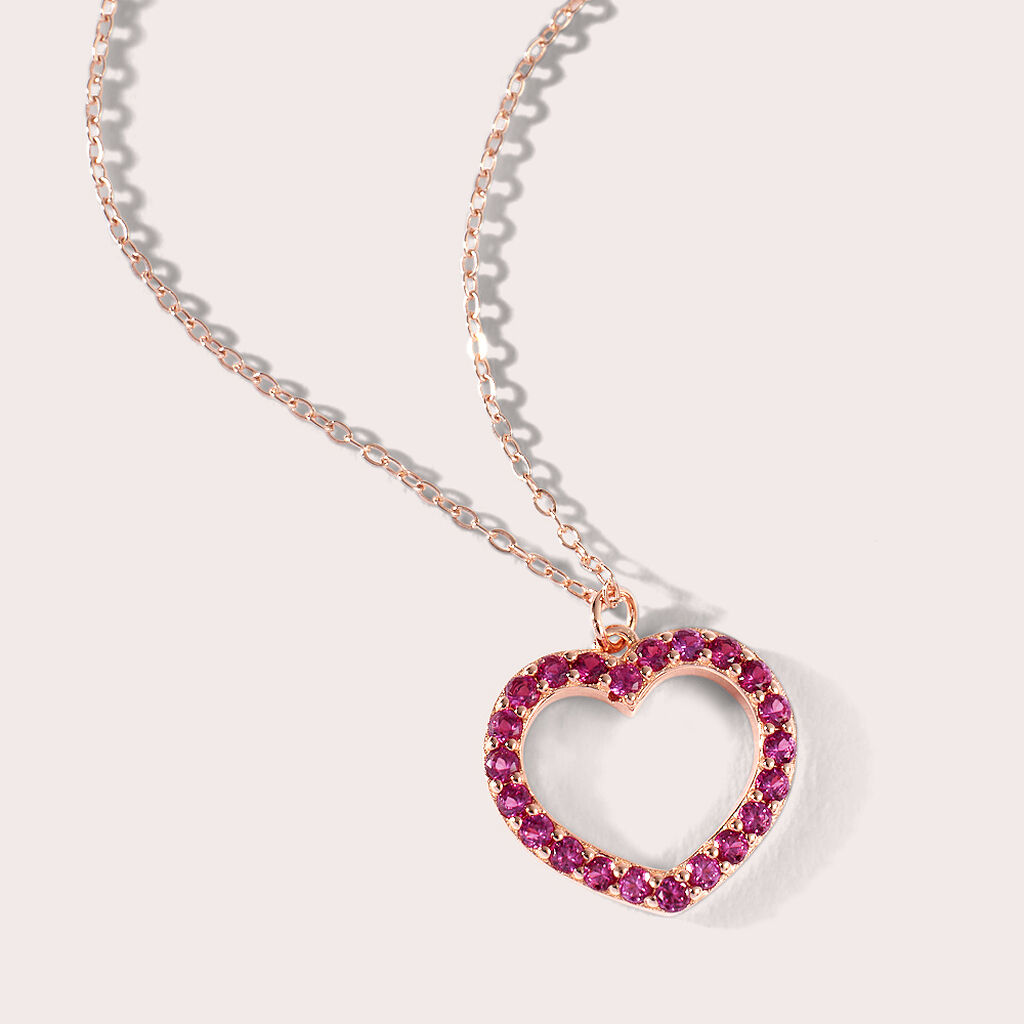 Collana Silver Rainbow Argento Rosa Cubic Zirconia - Collane Donna | Stroili