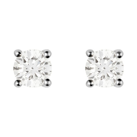 Orecchini Lobo Punto Luce Diamade Oro Bianco Diamante Lab-Grown - Orecchini a Lobo Donna | Stroili