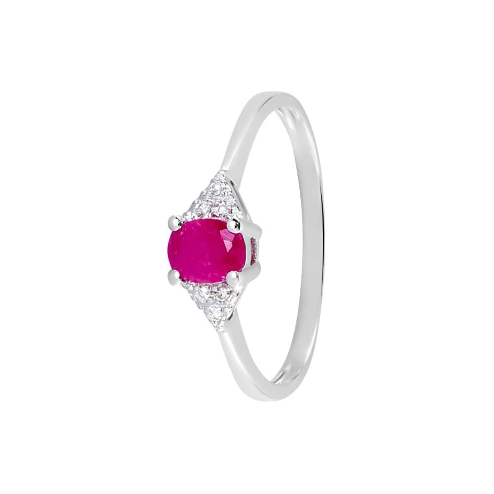 Anello con on sale rubino stroili oro