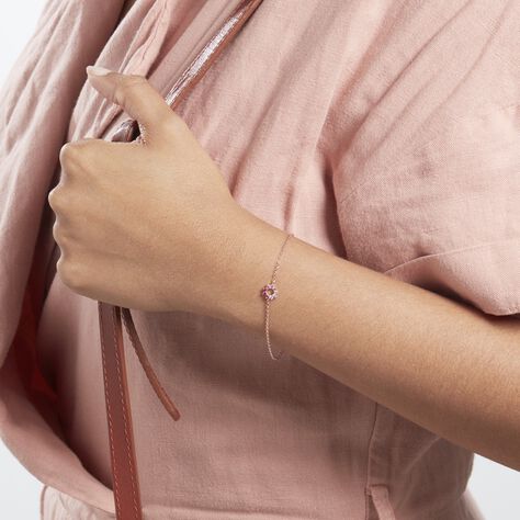 Bracciale Silver Rainbow Argento Rosa Cubic Zirconia - Bracciali Amicizia Donna | Stroili