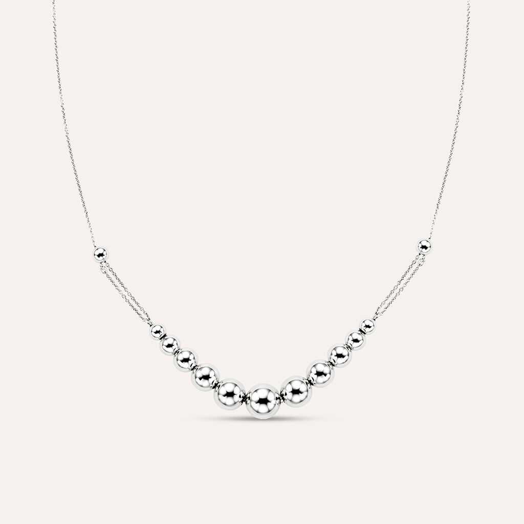 Collana Silver Collection Argento Rodiato