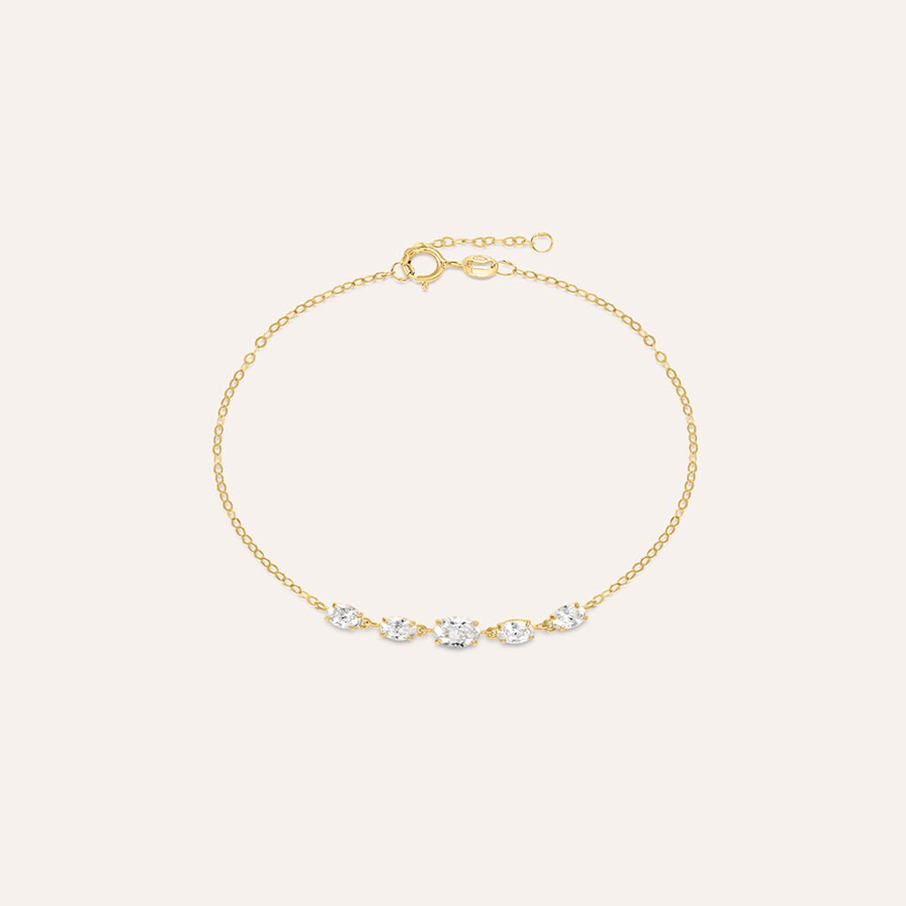 Bracciale Claire Oro Giallo Cubic Zirconia
