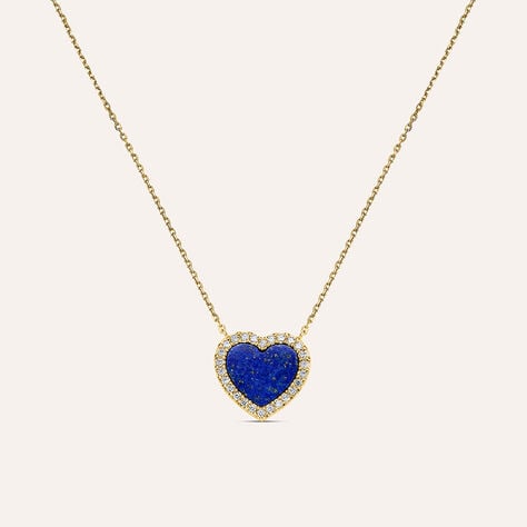 Collana Beverly Oro Giallo Lapislazzuli Cubic Zirconia - Collane Donna | Stroili