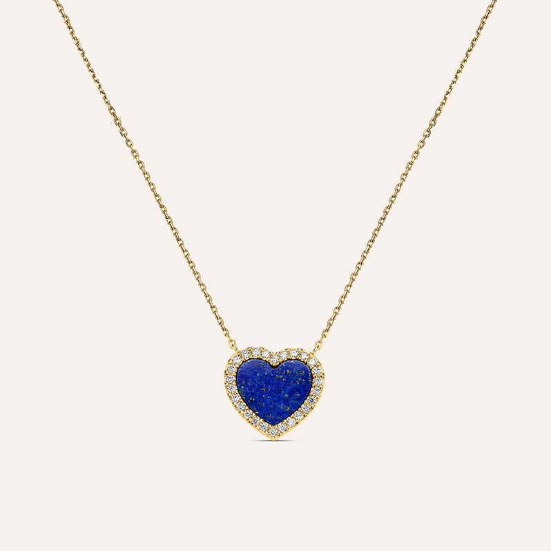 Collana Beverly Oro Giallo Lapislazzuli Cubic Zirconia - Collane Donna | Stroili
