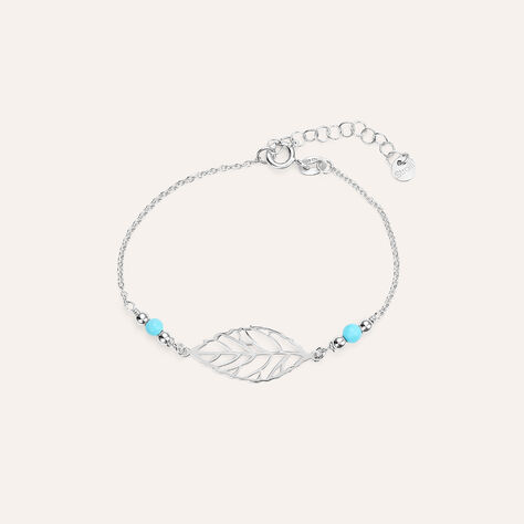 Bracciale Silver Collection Argento Rodiato Turchese - Bracciali Donna | Stroili