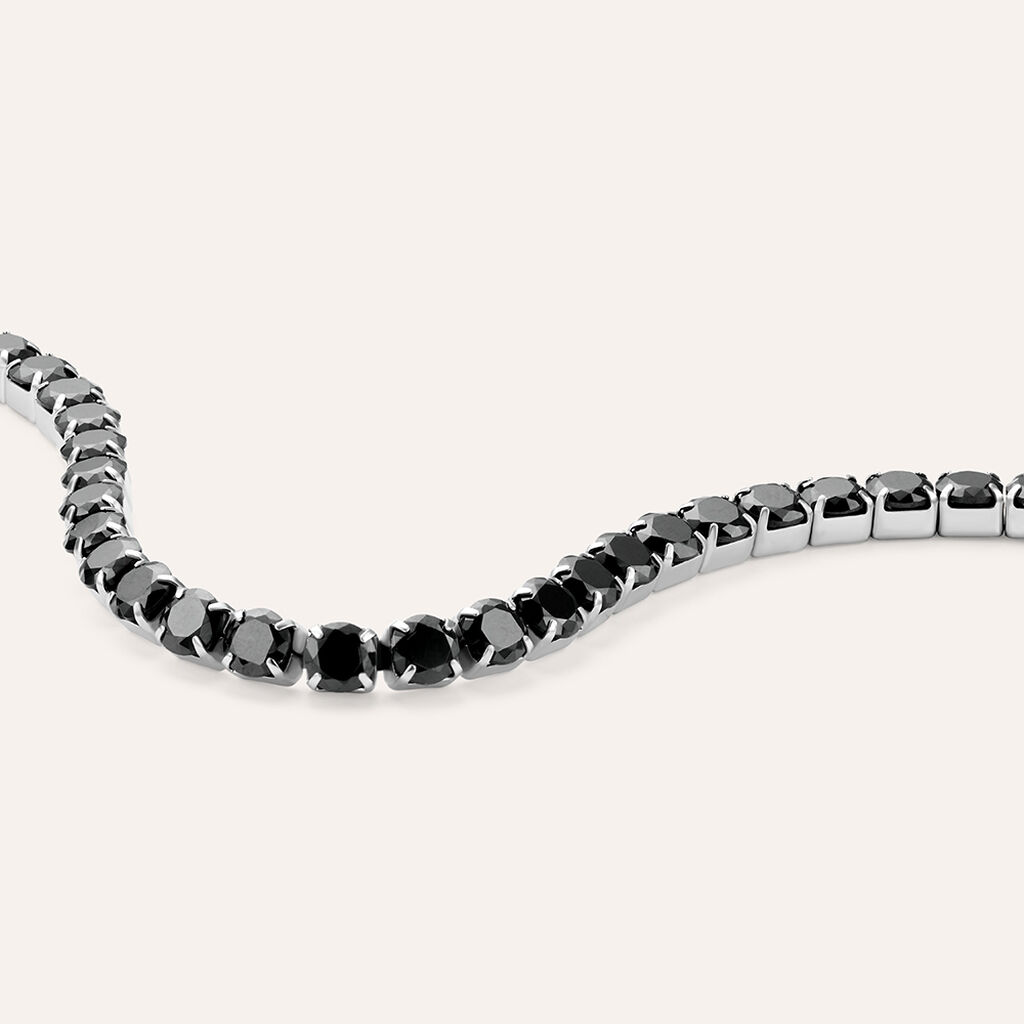 Bracciale Man Code Acciaio Cristallo - Bracciali Uomo | Stroili