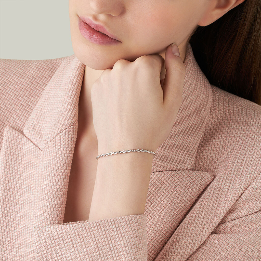 Bracciale Catena Silver Collection Argento Rodiato