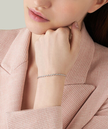 Bracciale Catena Silver Collection Argento Rodiato