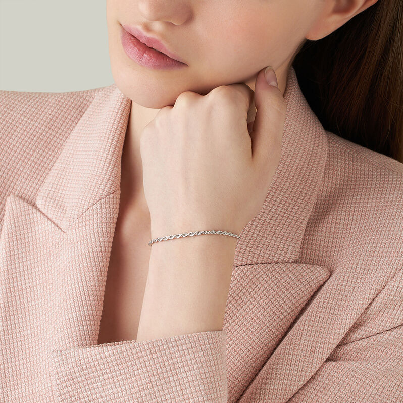Bracciale Catena Silver Collection Argento Rodiato - Bracciali Donna | Stroili