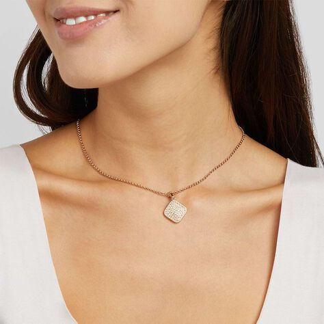 Collana Lady Phantasya Acciaio Rosa Cristallo - Collane Donna | Stroili
