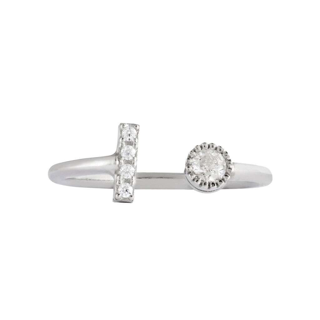 Anello Fantasia Silver Moments Argento Rodiato Cubic Zirconia - Anelli con Pietre Donna | Stroili